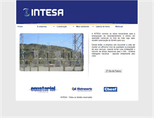 Tablet Screenshot of intesa.com.br
